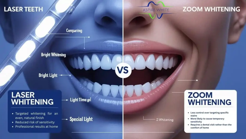 Laser Teeth Whitening vs. Zoom Whitening Chesterfield